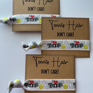 Tennis Scrunchie Set Für Mädchen – Premium Haargummis Ohne Falten, Geschenk Für Tennisspielerinnen