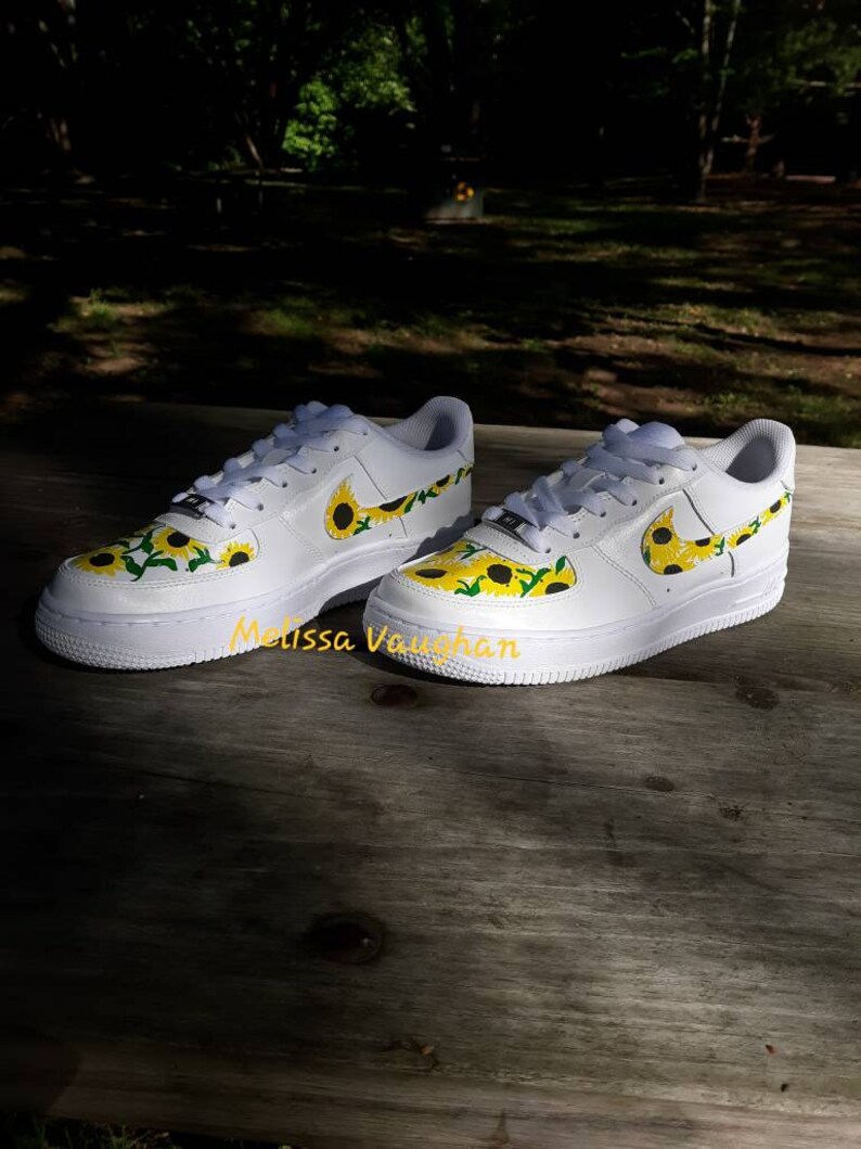 Custom Nike Sunflowers Air Force 1 | Etsy