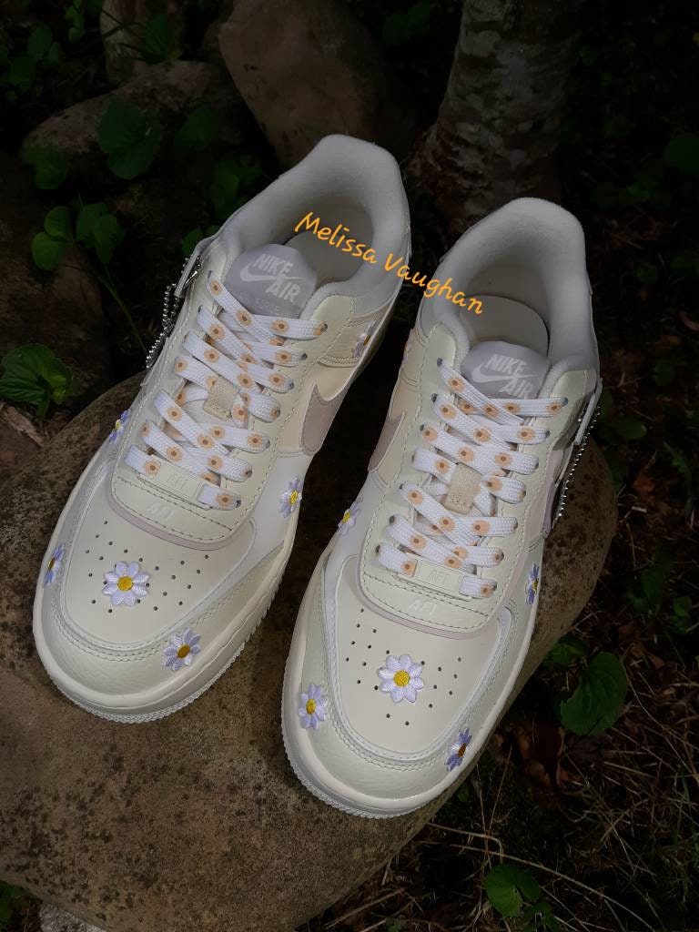 Custom Nike Air Force 1 Shadow Daisy Baby | Etsy