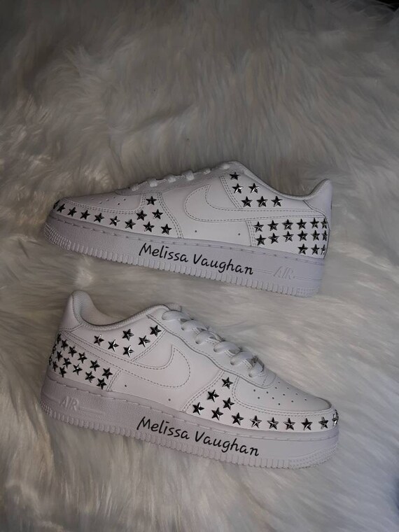 air force ones star studs