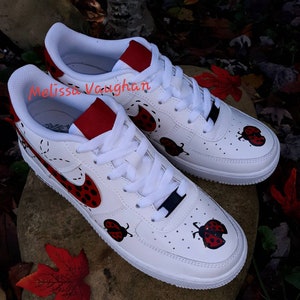 Custom Hand Painted Luckybugs Air Force 1s Ladybugs Bugs - Etsy