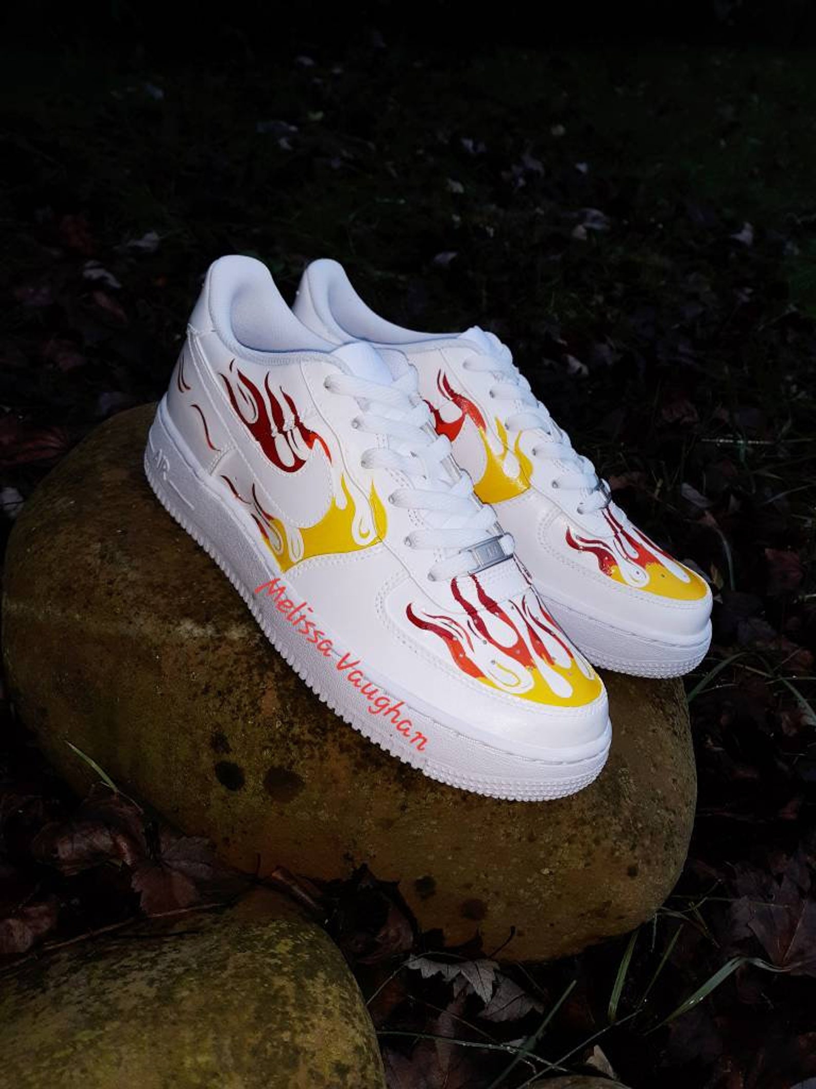 custom flame af1