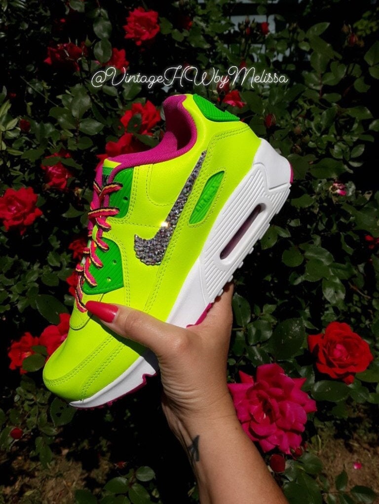 Op maat geschilderde Nike Air Max 90 Cloudy pastel Dream Art -   Nederland