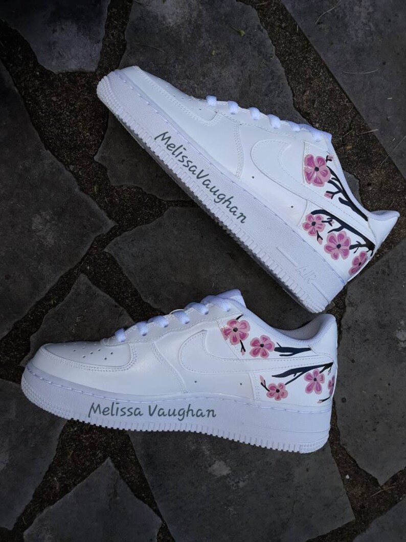 nike cherry blossom air force 1