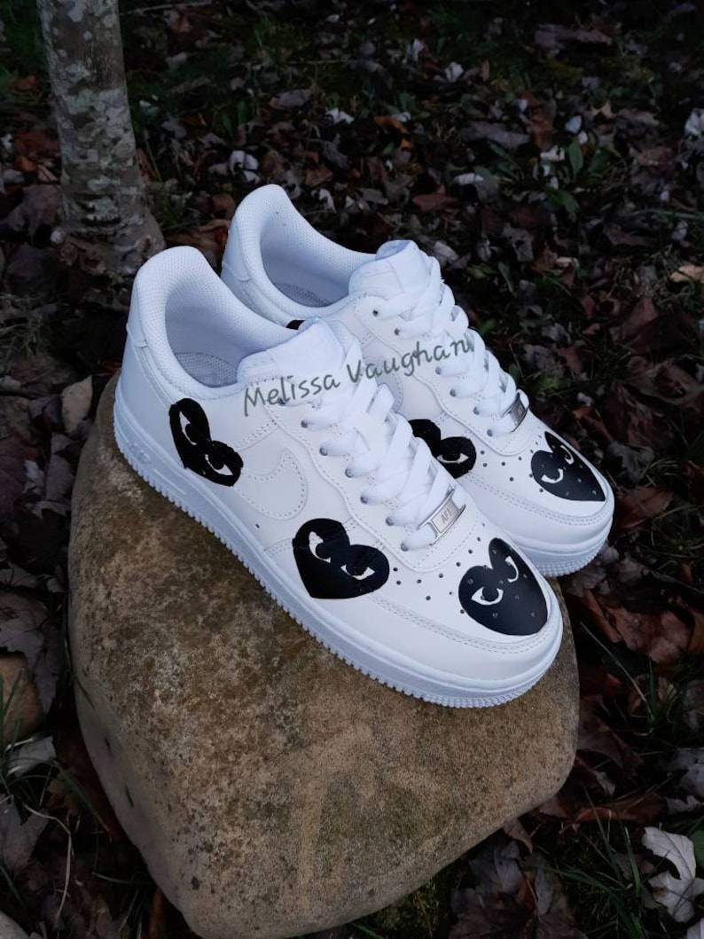 custom air force 1 heart