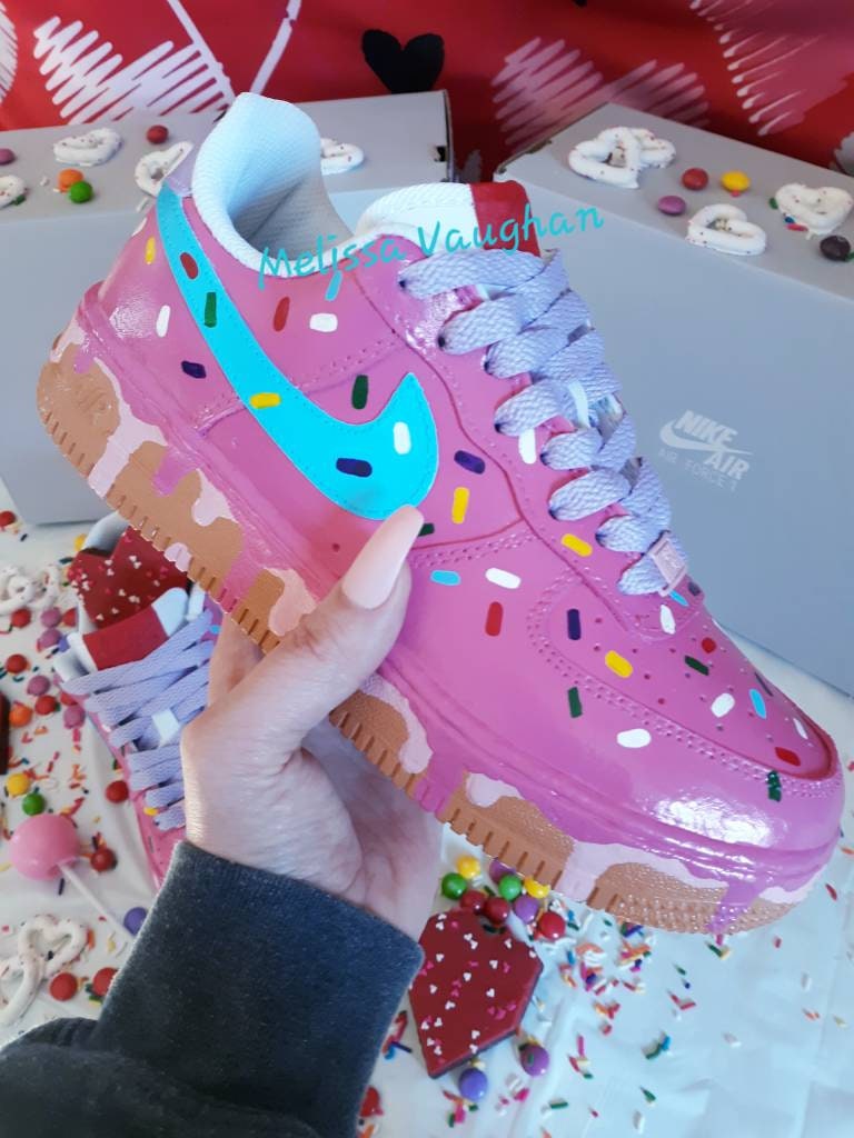 Cotton Candy” Air Force 1's hand-crafted by yours truly. www
