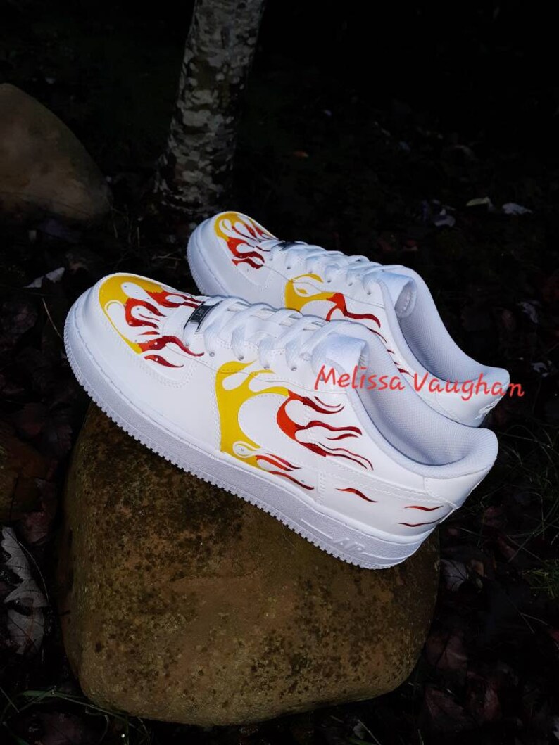 custom flame af1