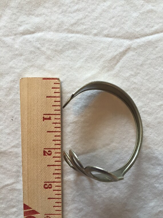 Handmade Silver Fork Bracelet - image 4