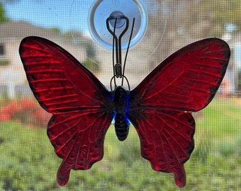 Butterfly, SunCritter, Suncatcher, Window Decoration, Colored Glass, Fused Glass