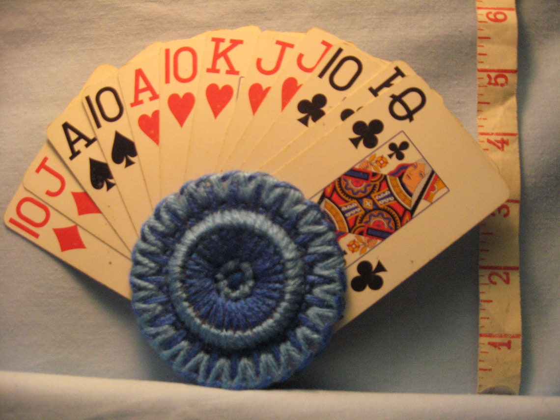 Yarn Playing Card Holder. Etsy