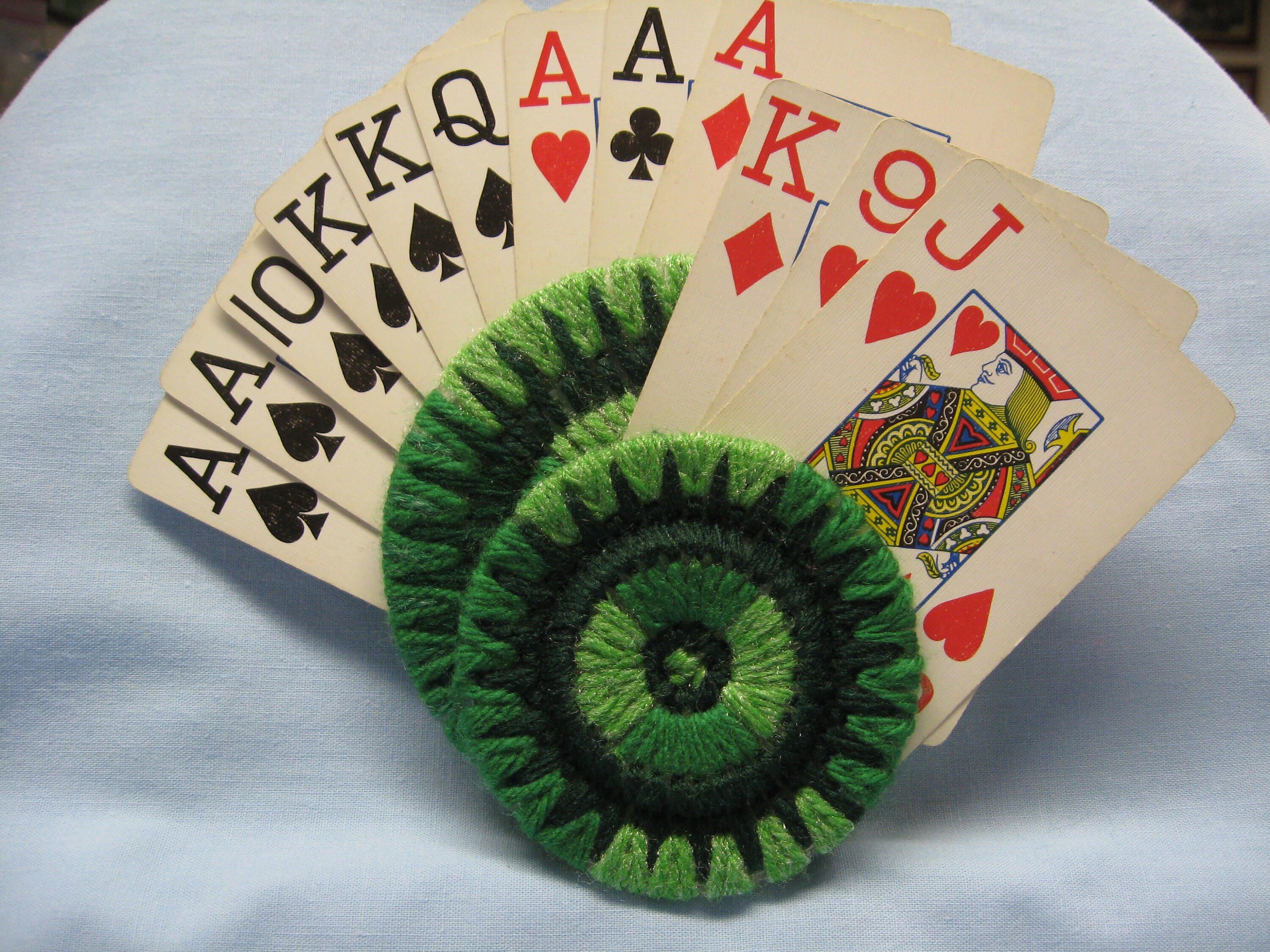 Playing Card Holder Hand and Foot Etsy