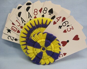 Samba Card Game Organizer Hand & Foot, Triple Play or Canasta, Sea