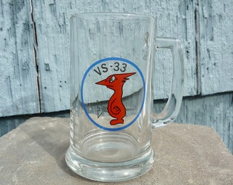 Squadron Etched Beer Stein