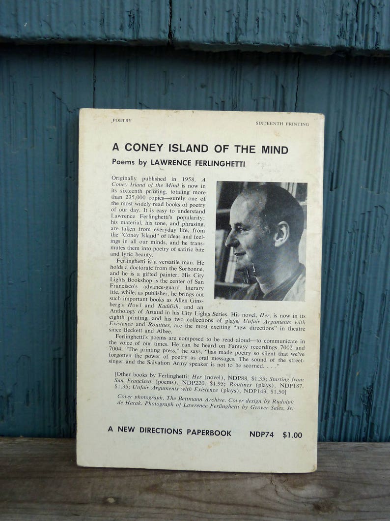 a coney island of the mind by lawrence ferlinghetti a coney island of the mind by lawrence ferlinghetti