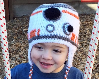 Star Wars BB-8 Inspired Crochet Hat PATTERN