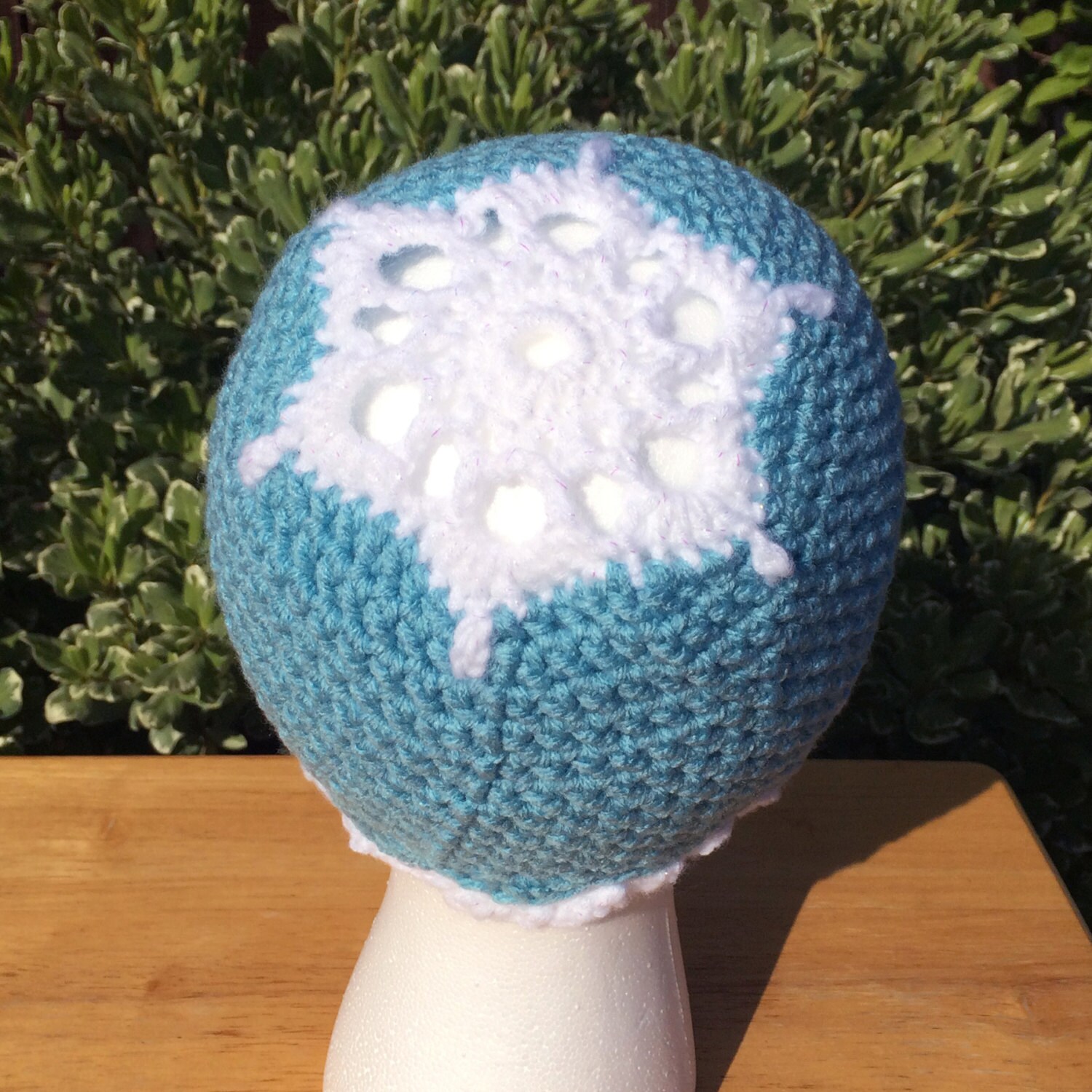 Queen Elsa Snowflake Hat Crochet PATTERN NB to Adult