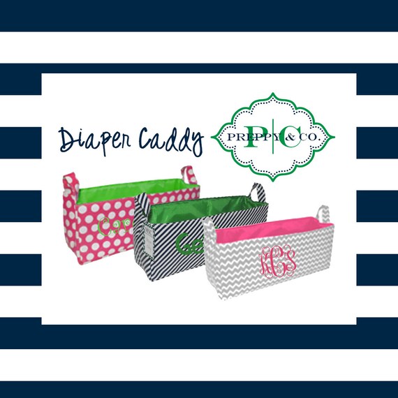 Items similar to Diaper Caddy Customize with Vinyl on Etsy