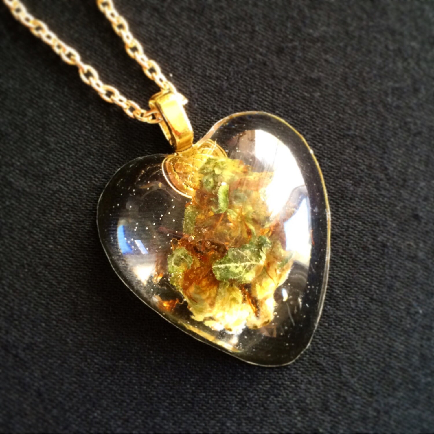 Cannabis Love PendantWeed JewelryWeed NecklaceWeed Etsy
