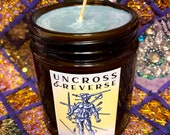 Uncross Reverse scent soy candle - hoodoo - witchcraft - pagan