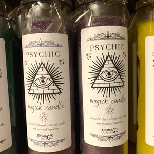 Psychic Spell Candle - Blessed & Dressed 7 Day Candle