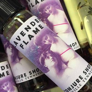 Lavender Flame oil gay female - hoodoo oil - conjure oil - witchcraft - pagan