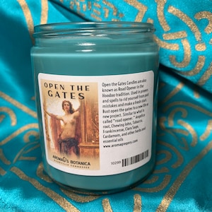 Open the Gates scent soy candle - hoodoo - pagan - witchcraft