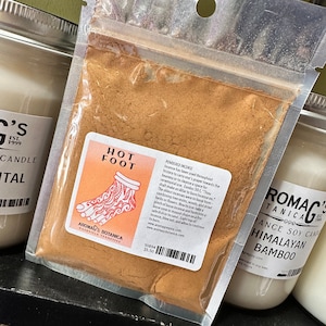 Powdered Incense - Hot Foot scent - hoodoo - pagan - witchcraft