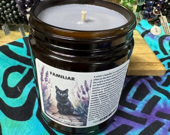 Witch’s Familiar Candle – Channel Mystical Energy and Protection