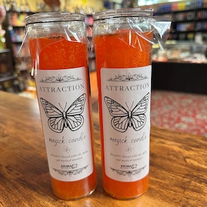 Attraction Spell Candle - Blessed & Dressed 7 Day Candle
