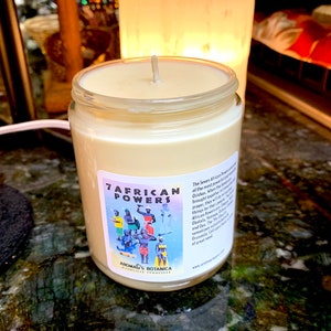 7 African Powers Orisha scent soy candle - hoodoo - santeria