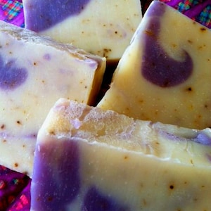 Lavender Rosemary Natural Soap - Handmade Soap with lavender and rosemary essential oils