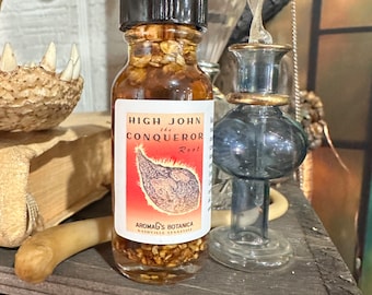 High John the Conqueror Oil - hoodoo oil - conjure oil - witchcraft - pagan