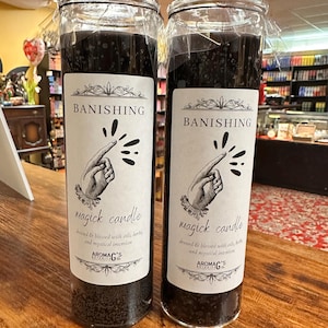 Banishing Spell Candle - Blessed & Dressed 7 Day Candle