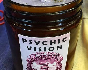 Psychic Vision scent soy candle - hoodoo - pagan - witchcraft