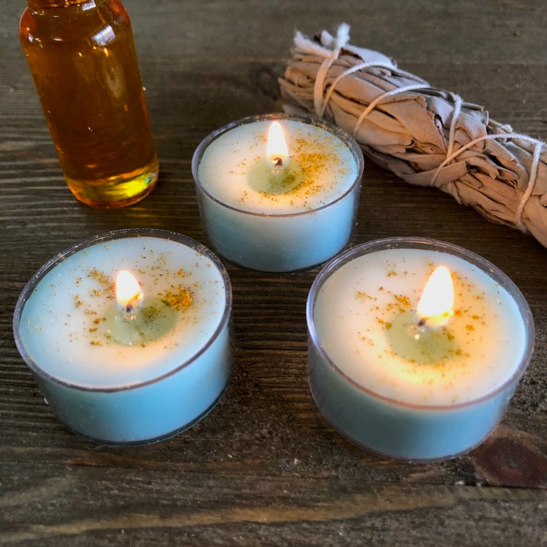 Prayer and Meditation Tea Light Candles - Etsy