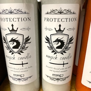 Protection Spell Candle - Blessed & Dressed 7 Day Candle
