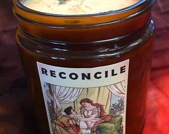 Reconcile scent soy candle - hoodoo - pagan - witchcraft