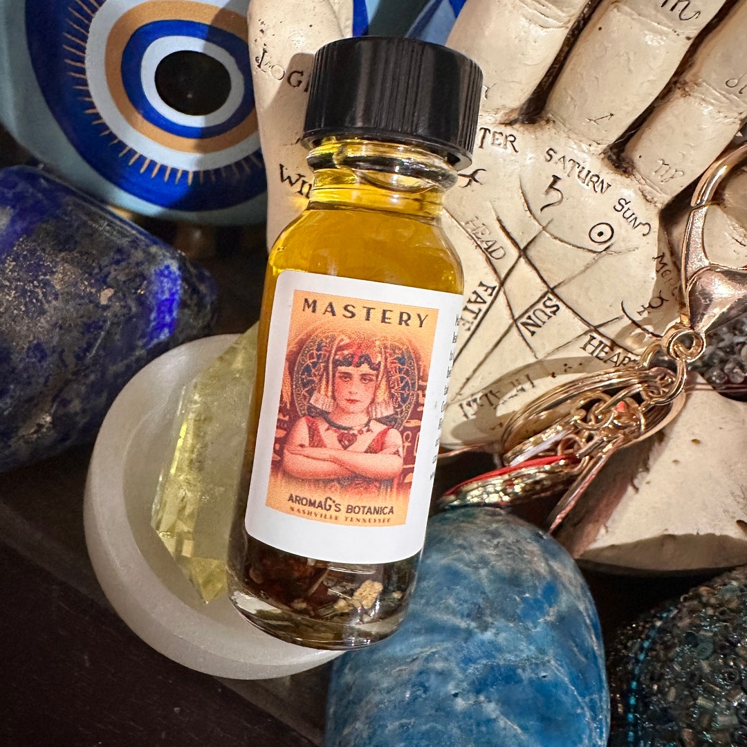 Mastery Oil - Hoodoo Oil - Conjure Oil - Witchcraft - Pagan - Master of ...