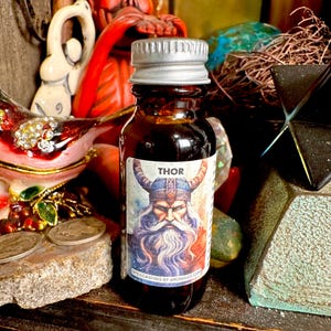 Thor oil - witchcraft oils - Wicca - witchy - pagan