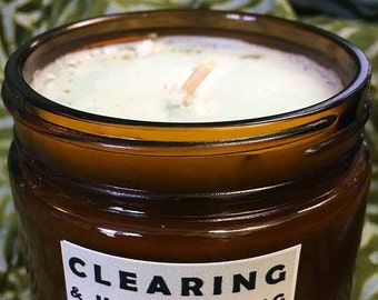 Clearing scent candle - hoodoo - pagan - witchcraft