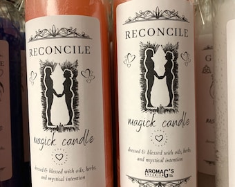 Reconcile Spell Candle - Blessed & Dressed 7 Day Candle
