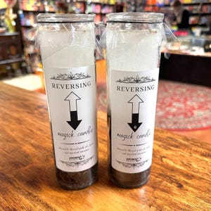 Reversing Spell Candle - Blessed & Dressed 7 Day Candle
