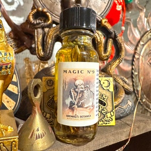 Magic No 9 oil - hoodoo oil - conjure oil - witchcraft - pagan