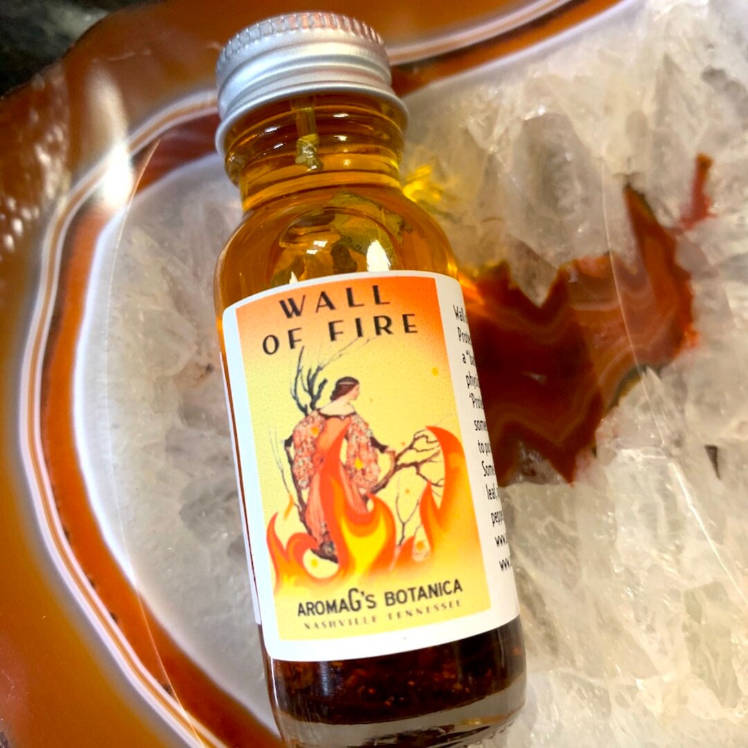 Wall of Fire Oil - Hoodoo Oil - Conjure Oil - Witchcraft - Pagan - Etsy
