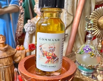 Command oil - hoodoo oil - conjure oil - witchcraft - pagan