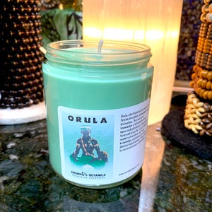 Orula Orisha scent soy candle - hoodoo - santeria