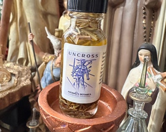 Uncross Oil - hoodoo oil - conjure oil - witchcraft - pagan - remove hex or curse