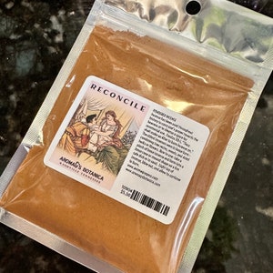 Powdered Incense - Reconcile scent - hoodoo - witchcraft - pagan