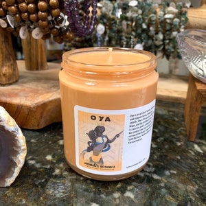 Oya Orisha scent soy candle - hoodoo - santeria