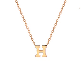 14k Gold Letter Necklace